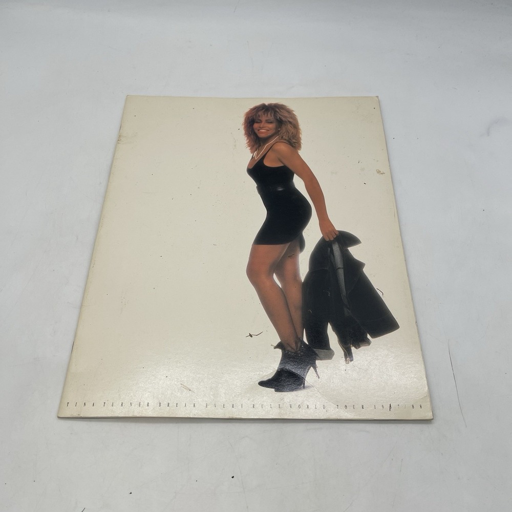 TINA TURNER BREAK EVERY RULE WORLD TOUR 1987/88 CONCERT PROGRAMME
